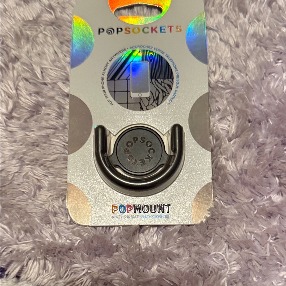 5/$25 PopSocket Black Phone Mount